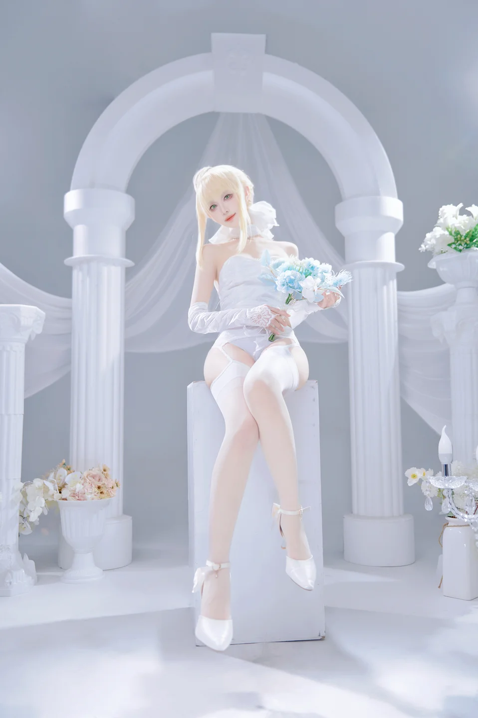 Shika小鹿鹿 - Fate Saber花嫁 [22P-284MB] tg@simisebaisi 【丝足阁】019.webp